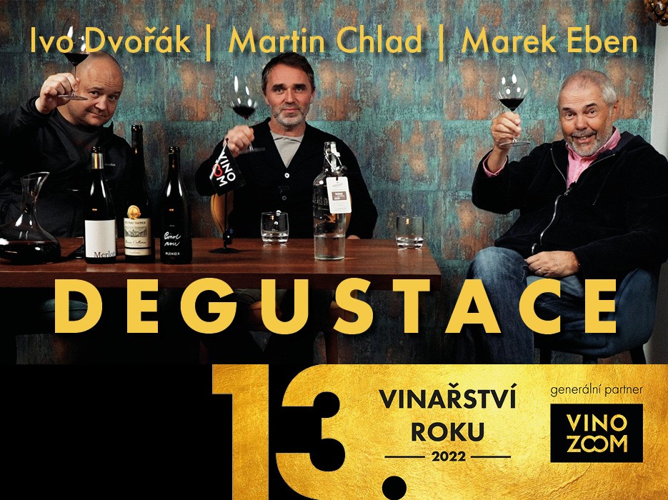 Eben, Dvořák a Chlad nad skleničkou vín finalistů 